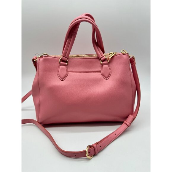 Macy's On 34th Robbinn colorblock faux-leather satchel crossbody bag - PINK - Picture 7 of 9